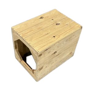 Cache chauffage en bois